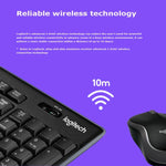 Bộ bàn phím và chuột không dây Logitech MK270 2.4GHz