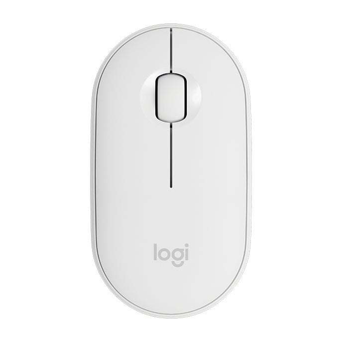 Chuột quang Bluetooth không dây Logitech Pebble hình viên sỏi mỏng 3 phím 1000DPI im lặng, phạm vi không dây: 10m
