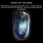 Chuột chơi game quang không dây Logitech G703 LIGHTSPEED 16000 DPI 6 nút lập trình cảm biến HERO 16K đèn nền RGB