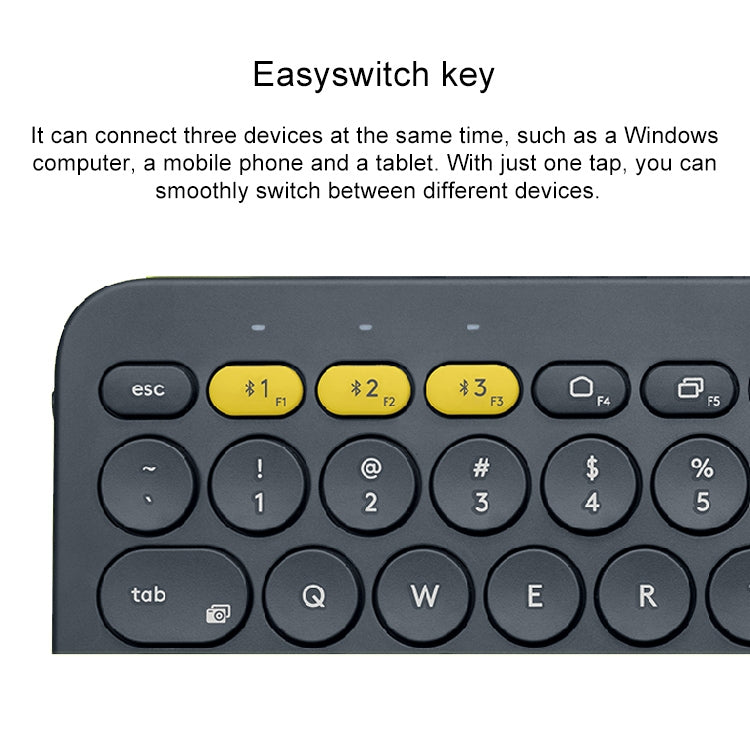 Bàn phím Bluetooth không dây đa thiết bị di động Logitech K380, K380