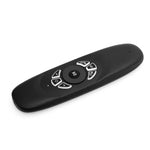 C120 Chuột không dây Air Mouse có đèn nền 2.4GHz, bàn phím, cảm biến con quay 3D, điều khiển từ xa Android cho PC, Android TV Box / Smart TV, thiết bị chơi game, bàn phím đèn nền trắng
