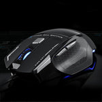 AULA Series SoulKiller II Colourful Light 7D Optical Competitive USB Wired Game Mouse, Maximum Resolution of 3500 DPI, SoulKiller II(B)