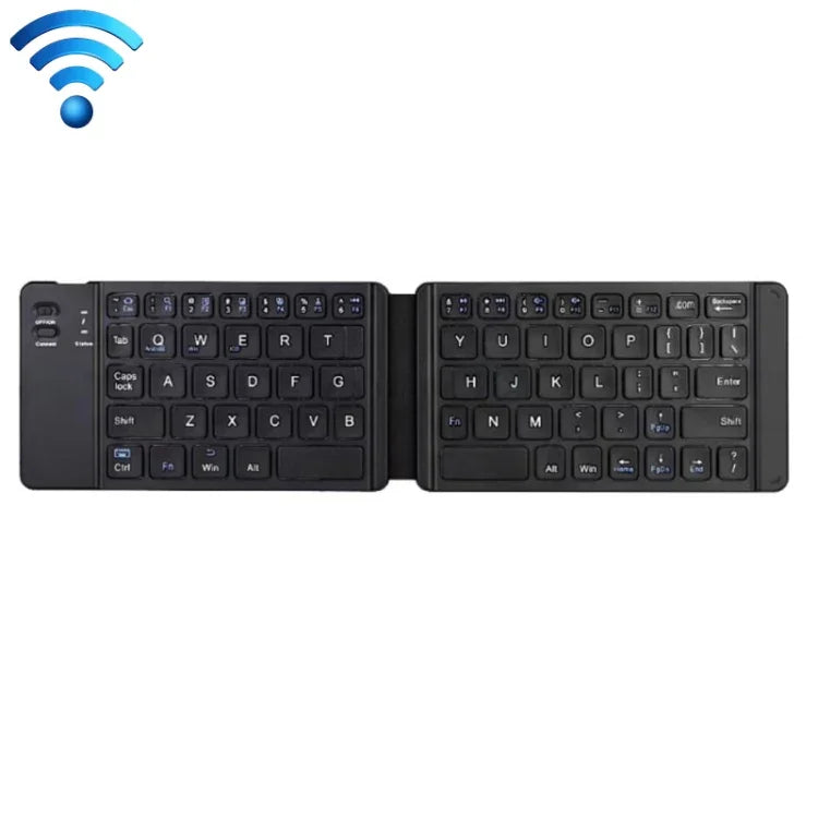 Bàn phím Bluetooth không dây gập được K018 sạc USB với 67 phím