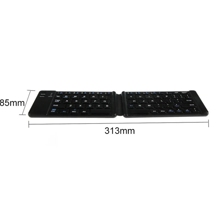 Bàn phím Bluetooth không dây gập được K018 sạc USB với 67 phím