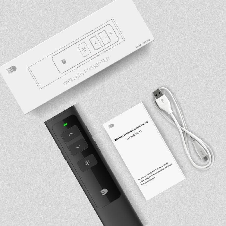 Doosl DSIT013 Điều khiển từ xa trình chiếu PowerPoint sạc lại 2.4GHz Đa chức năng với con trỏ laser cho PowerPoint / Keynote / Prezi, Khoảng cách điều khiển: 100m