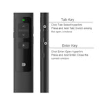 Doosl DSIT013 Điều khiển từ xa trình chiếu PowerPoint sạc lại 2.4GHz Đa chức năng với con trỏ laser cho PowerPoint / Keynote / Prezi, Khoảng cách điều khiển: 100m