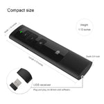 Doosl DSIT013 Điều khiển từ xa trình chiếu PowerPoint sạc lại 2.4GHz Đa chức năng với con trỏ laser cho PowerPoint / Keynote / Prezi, Khoảng cách điều khiển: 100m