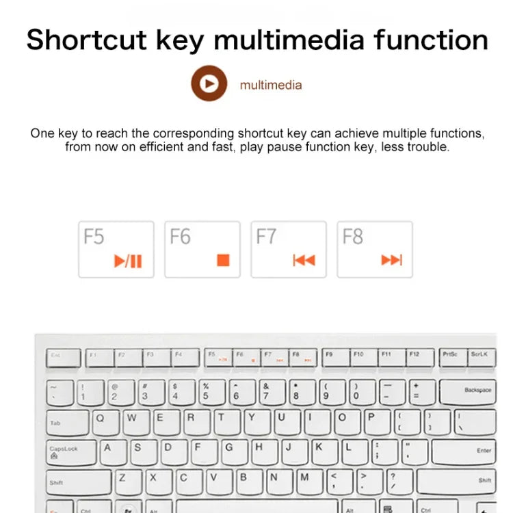Lenovo K5819 Office Simple Ultra-thin Wired Keyboard, K5819 (Black)