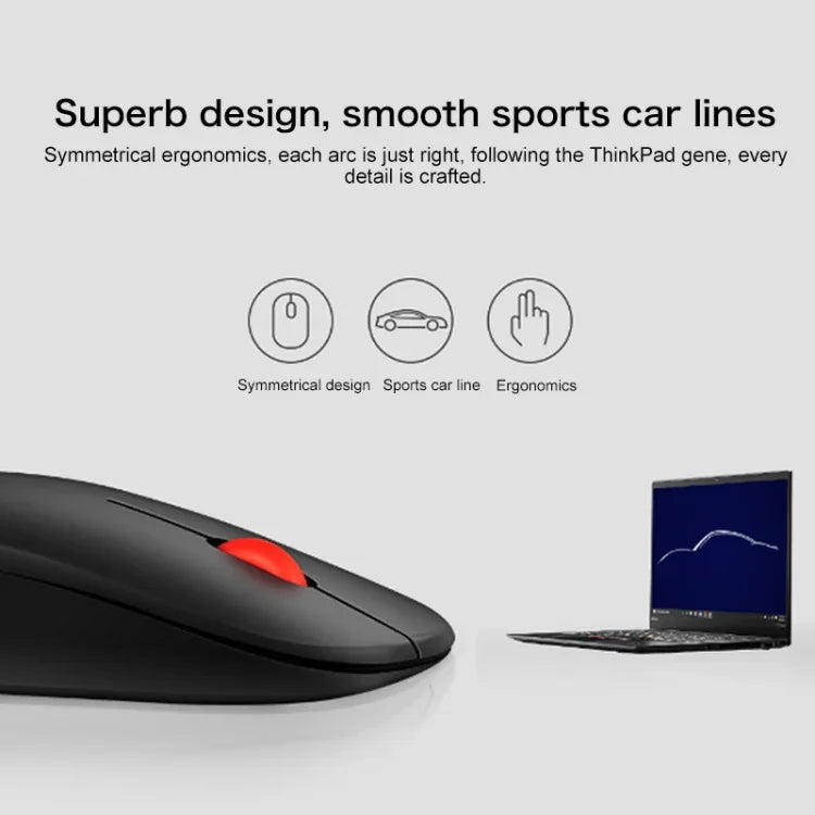 Chuột Bluetooth không dây di động Lenovo thinkplus Bluetooth 4.0, Chuột Bluetooth
