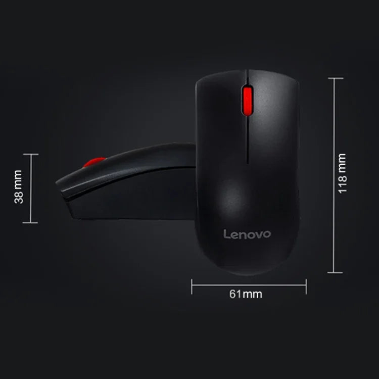Chuột không dây văn phòng thời trang Lenovo M120 Pro màu đỏ, Chuột không dây M120 Pro