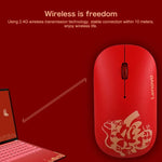 Chuột không dây nhẹ, di động, im lặng Lenovo Air Handle, Phiên bản Chuột Blessing, Chuột không dây, Phiên bản Chuột Blessing