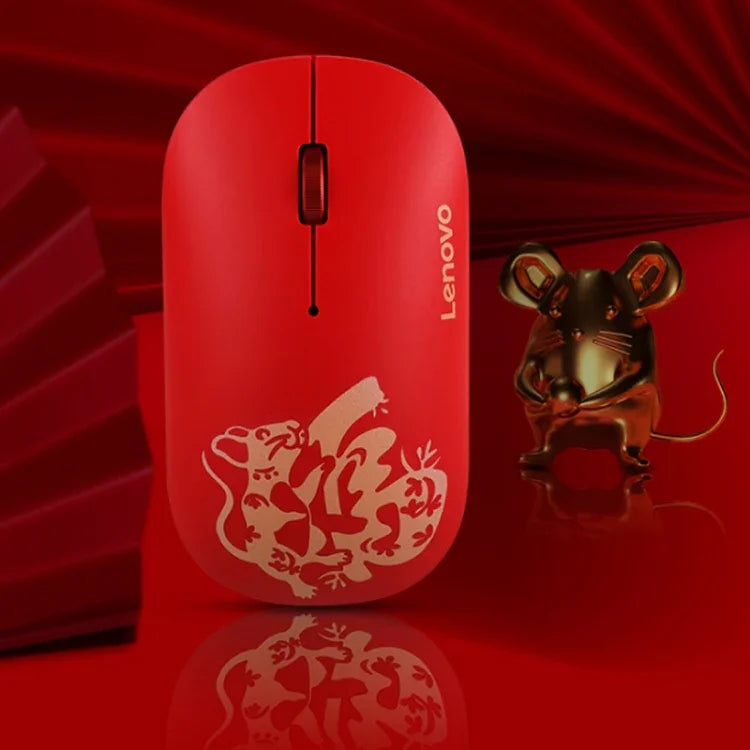 Chuột không dây nhẹ, di động, im lặng Lenovo Air Handle, Phiên bản Chuột Blessing, Chuột không dây, Phiên bản Chuột Blessing