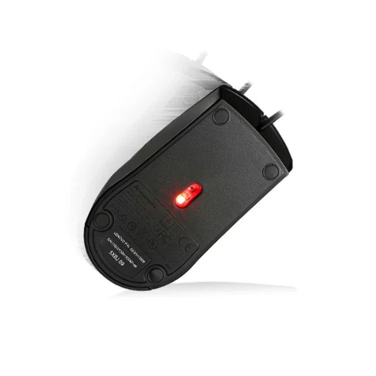 Chuột có dây văn phòng thời trang Lenovo M120 Pro chấm đỏ, Chuột có dây M120 Pro