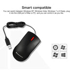 Chuột có dây văn phòng thời trang Lenovo M120 Pro chấm đỏ, Chuột có dây M120 Pro