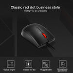 Chuột có dây văn phòng thời trang Lenovo M120 Pro chấm đỏ, Chuột có dây M120 Pro