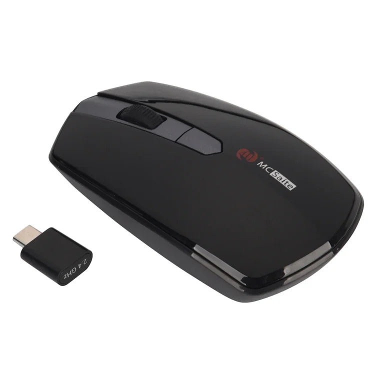 Chuột quang không dây MC Saite MC-369AG USB-C / Type-C 1600DPI ba tốc độ điều chỉnh 4 nút