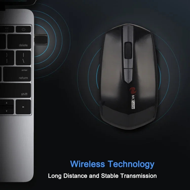 Chuột quang không dây MC Saite MC-369AG USB-C / Type-C 1600DPI ba tốc độ điều chỉnh 4 nút