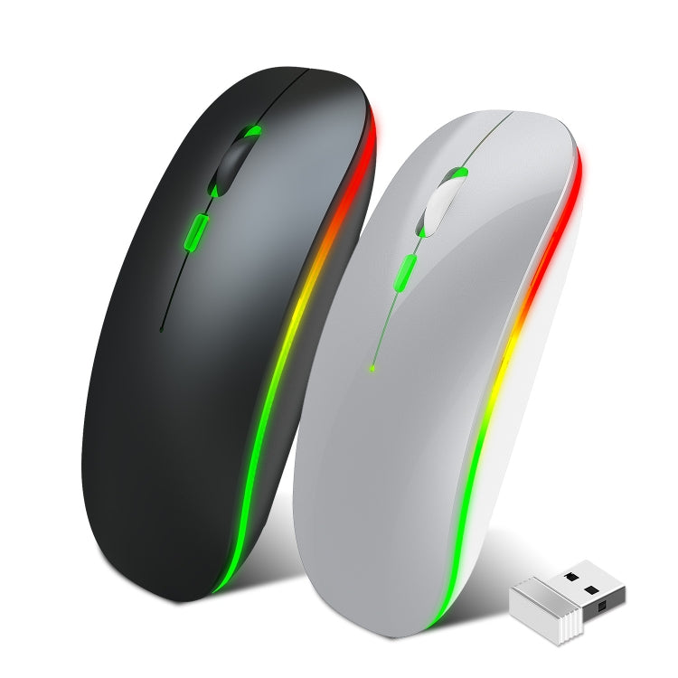 Chuột không dây im lặng 4 nút 2.4G nhiều màu HXSJ M40