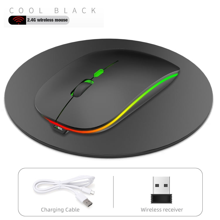 Chuột không dây im lặng 4 nút 2.4G nhiều màu HXSJ M40