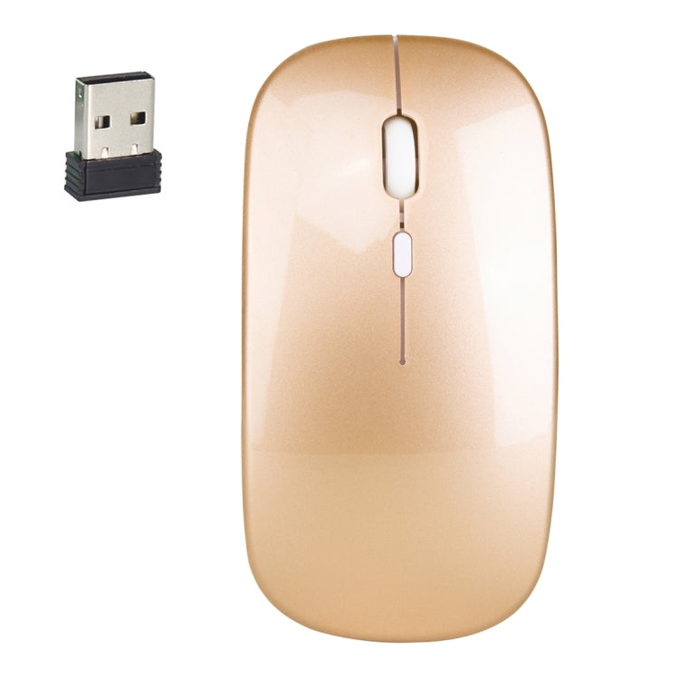 Chuột quang không dây 2.4GHz 1600DPI ba tốc độ điều chỉnh im lặng HXSJ M80, màu vàng, vàng hồng, bạc, trắng, đen, xám
