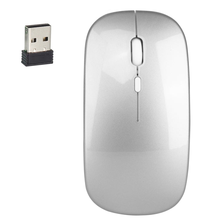 Chuột quang không dây 2.4GHz 1600DPI ba tốc độ điều chỉnh im lặng HXSJ M80, màu vàng, vàng hồng, bạc, trắng, đen, xám