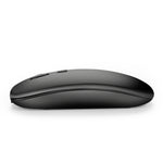 Chuột quang không dây 2.4GHz 1600DPI ba tốc độ điều chỉnh im lặng HXSJ M80, màu vàng, vàng hồng, bạc, trắng, đen, xám