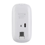 Chuột quang không dây 2.4GHz 1600DPI ba tốc độ điều chỉnh im lặng HXSJ M80, màu vàng, vàng hồng, bạc, trắng, đen, xám