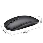 Chuột quang không dây 2.4GHz 1600DPI ba tốc độ điều chỉnh im lặng HXSJ M80, màu vàng, vàng hồng, bạc, trắng, đen, xám