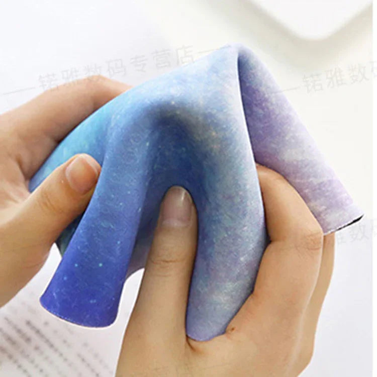 Miếng lót chuột hình tròn họa tiết thủy ngân màu cầu vồng, Đường kính: 22cm, Thủy ngân màu cầu vồng