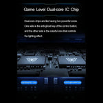 Bàn phím chơi game có dây USB cơ học AULA F2088 108 phím pha trộn ánh sáng với switch xanh, Nút kim loại, Switch xanh đen