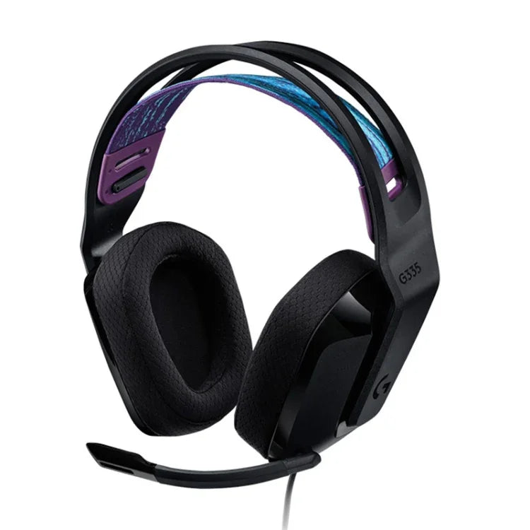 Tai nghe chơi game có dây Logitech G335 có thể gập kèm micro