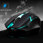 Chuột chơi game quang có dây Chasing Leopard K2 USB đèn nền LED 1600DPI điều chỉnh 3 tốc độ, chiều dài: 1.3m, K2