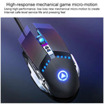 Bộ bàn phím chuột chơi game cảm giác cơ học im lặng YINDIAO V2