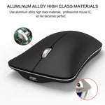 Chuột quang không dây điều chỉnh 4 phím 1600 DPI HXSJ T23 Bluetooth 5.0 + Bluetooth 3.0 + 2.4GHz ba chế độ, thiết kế công thái học, T23 màu đen