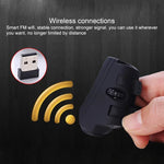 Chuột nhẫn ngón tay lười GM306DM Bluetooth + 2.4GHz hai chế độ, chuột không dây sạc lại được