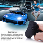 Chuột nhẫn ngón tay lười GM306DM Bluetooth + 2.4GHz hai chế độ, chuột không dây sạc lại được