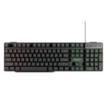 Bàn phím chơi game có dây iMICE AK-600 USB với ký tự phím nổi phát sáng, đèn nền phát sáng (Màu đen)