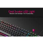 Bàn phím chơi game có dây iMICE AK-600 USB với ký tự phím nổi phát sáng, đèn nền phát sáng (Màu đen)