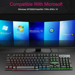 Bàn phím chơi game có dây iMICE AK-600 USB với ký tự phím nổi phát sáng, đèn nền phát sáng (Màu đen)