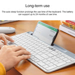 Bàn phím không dây mỏng nhẹ đa thiết bị Logitech K580 với giá đỡ điện thoại