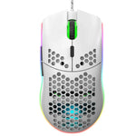 Chuột chơi game có dây HXSJ J900 với 6 phím và đèn RGB lập trình được (Màu trắng), J900 (Màu đen), J900 (Màu trắng)