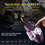 Chuột chơi game có dây HXSJ J700 có đèn màu lập trình thể thao điện tử, J700