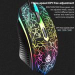 Bộ bàn phím và chuột chơi game có dây SHIPADOO D620 104 phím RGB đèn nền màu vỡ cho laptop, PC
