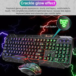 Bộ bàn phím và chuột chơi game có dây SHIPADOO D620 104 phím RGB đèn nền màu vỡ cho laptop, PC