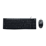 Bộ bàn phím và chuột có dây Logitech MK200