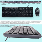 Bộ bàn phím và chuột có dây Logitech MK200