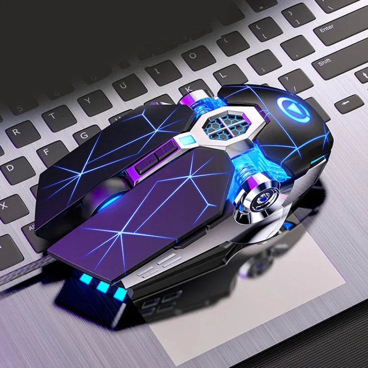 Chuột chơi game cơ có dây YINDIAO 3200DPI, 4 chế độ điều chỉnh, 7 phím, đèn RGB, kiểu: Phiên bản âm thanh