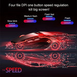 Chuột cơ có dây YINDIAO 6 phím, USB, im lặng cho chơi game và văn phòng, màu đen