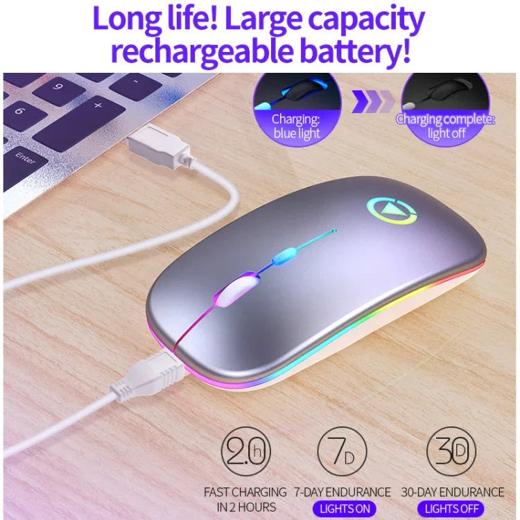 Chuột không dây YINDIAO A2 2.4GHz 1600DPI, 3 chế độ điều chỉnh, im lặng, dùng pin, phiên bản pin