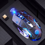 Chuột chơi game không dây YINDIAO A4 2.4GHz 1600DPI 3 chế độ điều chỉnh có thể sạc lại, im lặng (Star Black), Star Black
